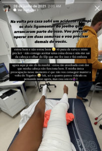 Rompi o ligamento do Joelho